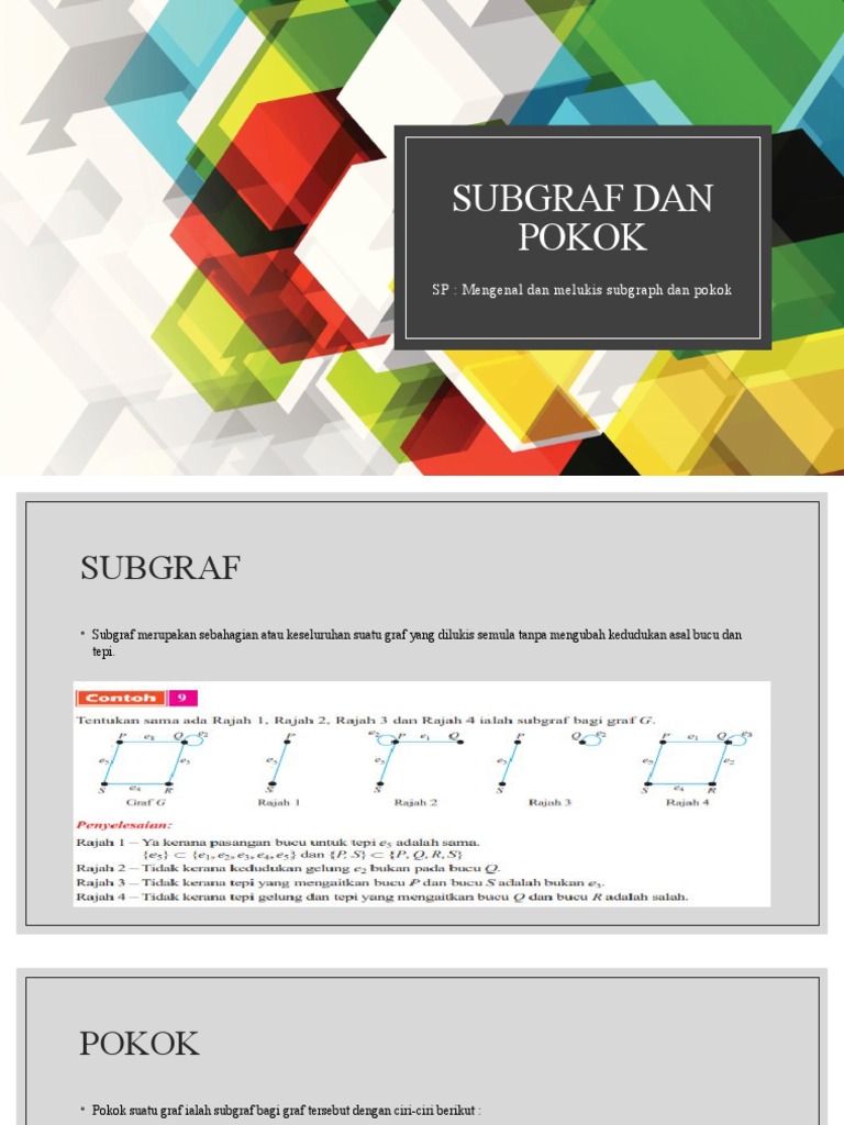 Subgraf Dan Pokok | PDF