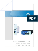 EMC MEDIA CONVERTER FAST ETHERNET 10/100TX A 100FX
