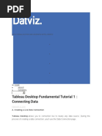 Tableau Desktop Fundamental Tutorial 1: Connecting Data: Data Visualization and Business Intelligence