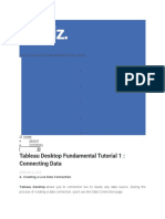 Tableau Desktop Fundamental Tutorial 1: Connecting Data: Data Visualization and Business Intelligence