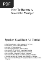 How To Become A Successful Manager