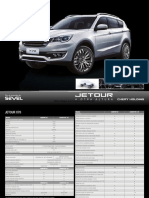 Jetour X70 Specs