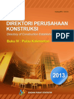 BPS Perusahaan Konstruksi Kalimantan
