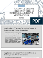 Application of Energy Conversion System