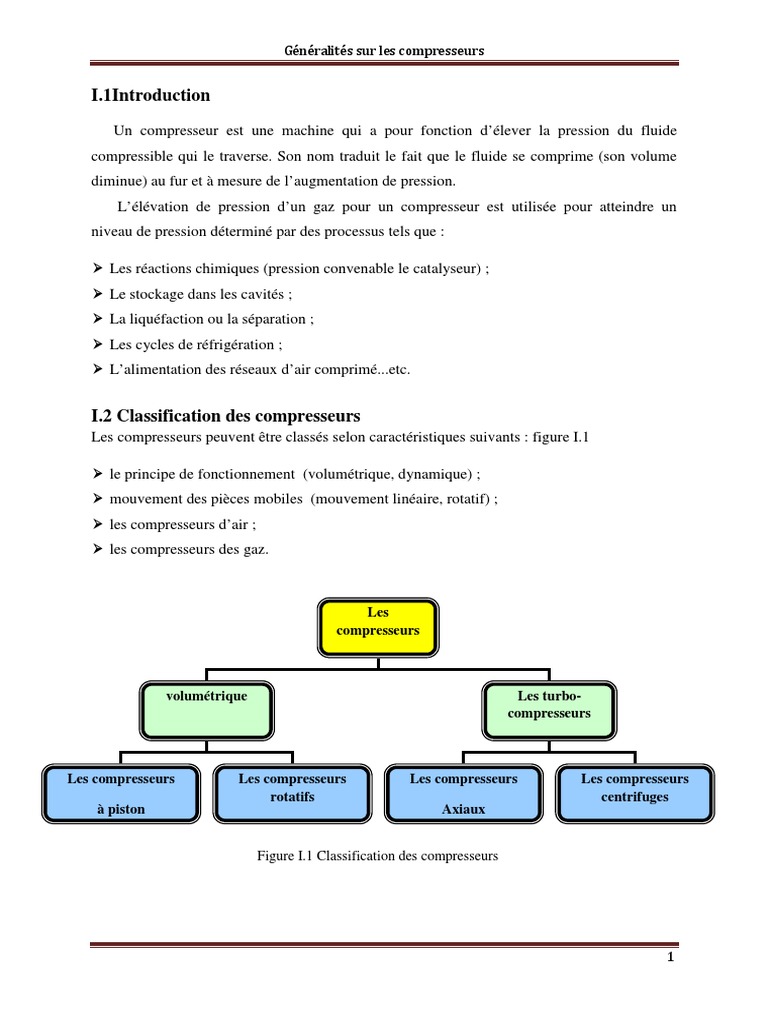 Classification des compresseurs frigorifiques | PDF | Pompe | Piston