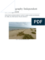 NEA - How Does Human Impact Affect Sand Dune Succession at Jebel Ali and Black Palace Beach (AutoRecovered)