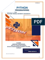 Python Lab Manual