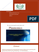 Presentation Plasmonics by Mudassar