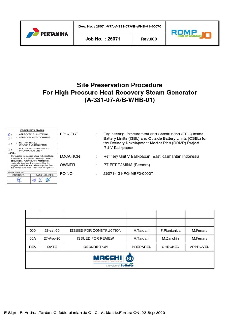 Site Preservation Procedures Fo PDF Corrosion Electrical Wiring