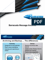 Presentation - Barracuda Message Archiver