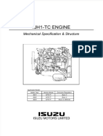 4Jh1-Tc Engine: Mechanical Specification & Structure