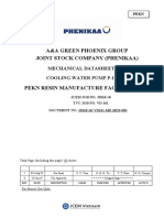 A&A Green Phoenix Group Joint Stock Company (Phenikaa) : Mechanical Datasheet For Cooling Water Pump P-101A/B