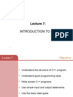 Lecture 07 - Programming Fundamentals
