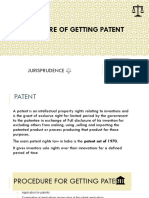 Procedure of Getting Patent: Jurisprudence