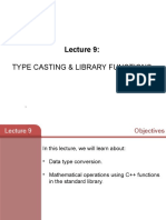 Type Casting & Library Functions