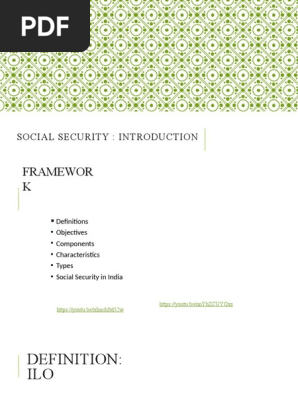 Social Security Introduction  