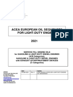 ACEA EUROPEAN OIL SEQUENCES 2021