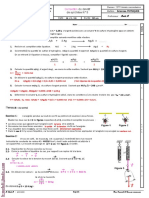 Corrigé - Devoir de Synthèse N°3 - Physique - 1ère AS (2008-2009) MR Moutiâ Mabrouk