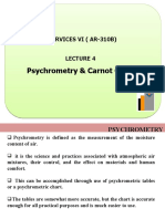 SERVICES VI LECTURE 4: Psychrometry and Refrigeration Cycles