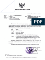 Surat Rakor Forum Satu Data Kab. Bandung Barat