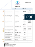 Seafood PRICE LIST Dec 2021 Updated Version