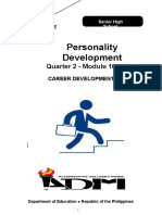 Personality Development: Quarter 2 - Module 10