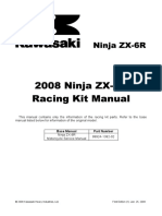 2008 Ninja ZX-6R Racing Kit Manual