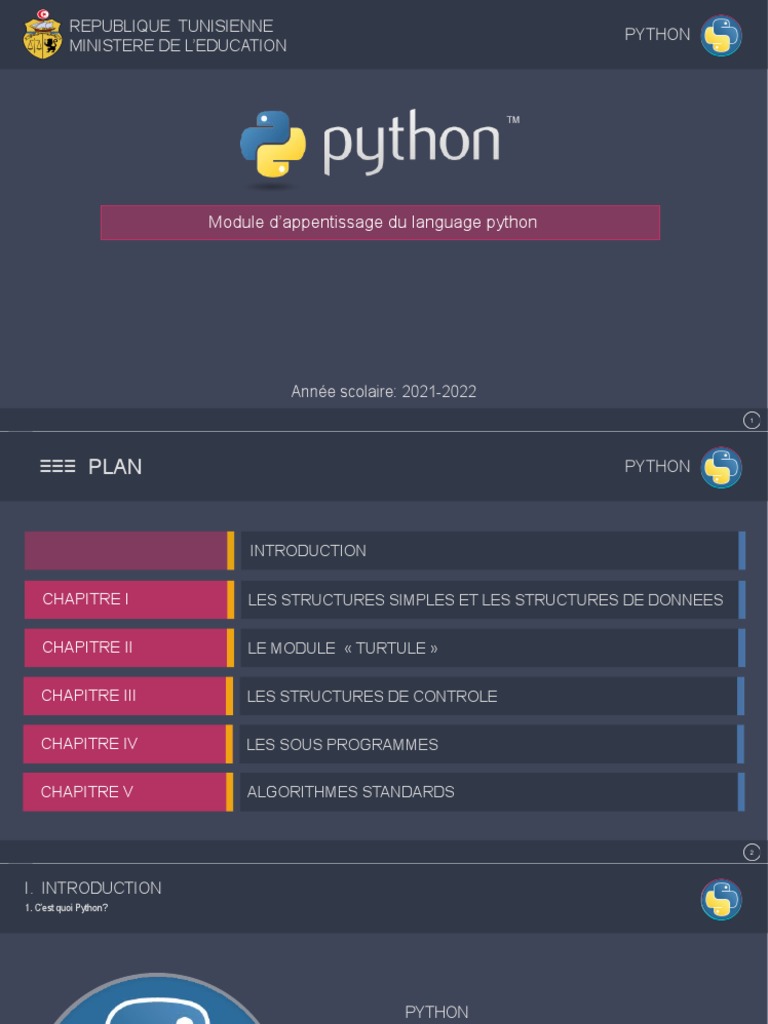 Formation Python 3 | PDF | Python (Langage de programmation ...