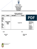 Weekly Home Learning Plan For TLE 7 Week 10