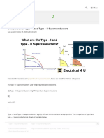 WWW Electrical4u Com Comparison of Type I and Type II Superconductors