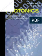 YARIV Photonics Optical Electronics in Modern Communications PDF