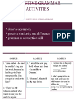 Receptive Grammar Activities