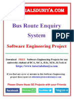 Bus Route Enquiry System - TutorialsDuniya