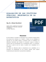 Recchioni Liliana - Eevaluación de Las Políticas Públicas