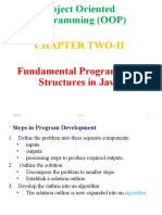 Chapter Two-Ii: Fundamental Programming Structures in Java