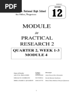 QUARTER 2 WEEK 1 3 Module 4 in Practical Research 2