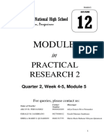 QUARTER 2 WEEK 4 5 Module 5 in Practical Research 2