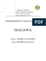 Isagawa: Performance Task in Filipino