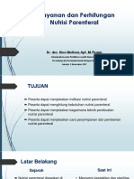 Penyiapan Dan Perhitungan Nutrisi Parenteral PDF Free
