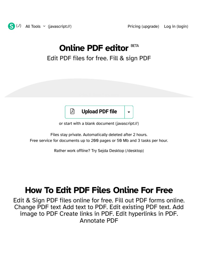 Easy To Use Online PDF Editor | PDF | Art | Technology & Engineering