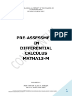 Preassessment in Diffcal Answer Key Default New For Cpet 1gh S Part 1