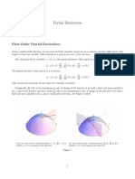 First-Order Partial Derivatives