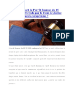 L'apport de L'arrêt Bosman Du 15 Décembre 1995.