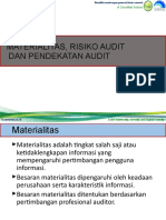 Resiko Dan Pendekatan Audit