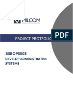 BSBOPS503 Project Portfolio