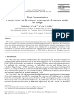 Further Note On Directional Assessment of Extreme Winds