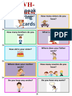 Family Speaking Cards Conversation Topics Dialogs Flashcards Icebreakers 139829