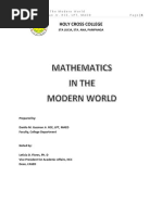 Module Math in The Modern World 1