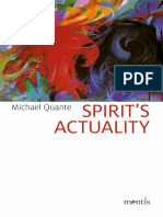 Quante, Michael - Spirit's Actuality (2018, Mentis)