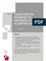 NV Suggestions For Reforming The Governance of Global Accounting Standards